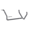 BESTfit 5 Inch Multi-Bend Down Pipe, Replaces 14-15073 For Peterbilt 357, 377, 378, 379