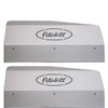 Stainless Steel Fender Shields W/ Peterbilt Logo For Peterbilt 378 & 379
