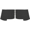 Front Fender Cover 18 Inch Black Quilted  For Peterbilt 378 & 379