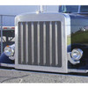 Custom Stainless Steel Grille Insert With Oval Holes For Peterbilt 377, 378, 379 119 BBC