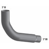 BESTfit 5 Inch Exhaust Elbow, Driver Side  For Kenworth W900 W/ 40 Inch Steps