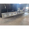 CSM Aluminum 96X15 Inch Front T Bar With 12 Round 4 Inch Light Holes