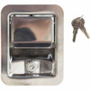 Stainless Steel Rotary Single Point Paddle Latch With 1/2 Inch Striker
