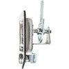 Stainless Steel Single Point T-Handle Latch With Mounting Holes - Includes Lock/Key Set Installed
