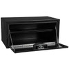 14 x 16 x 30 Inch Black Underbody Tool Box W/ Built In Shelf , T Handle Latch