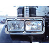 Headlight Bezel w/ Visor&LED -Peterbilt,Kenworth&Freightliner