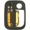 Chrome Lighted Door Handle Cover W/ Amber LED  For Peterbilt & Kenworth Passenger Side