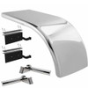 Hogebuilt 68 Inch 304 Stainless Steel Half Fender Kit For Kenworth W/ AG400L Suspension & 24.5 Inch Tires