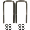 BESTfit 3/4 X 4 X 10.25 Inch Semi Round U-Bolt Kit For International & Peterbilt Steer Axles