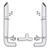 American Eagle 7 X 120 Inch Stainless Steel Exhaust Kit W/ Miter Stacks & Long Drop Elbows