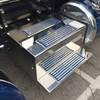 Stainless Steel 4 X 20 Inch Rectangle Step Plate Insert - Polished For Iowa Customs Series 1 Step