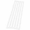 Steel 4 X 12 Inch Rectangle Step Plate Insert - Crystal White For Iowa Customs Series 1 Step