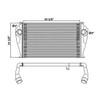 BESTfit Charge Air Cooler Kit 41.25 X 25.125 Inch For International 8000 & 9000 Series