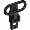 Black Powder-Coated Cast Steel Safety Folding Foot/Grab Step