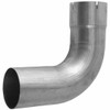 BESTfit Aluminized Steel 90 Degree Exhaust Elbow, 6 In I.D./O.D., 26 Inches Long W/ 7 Inch Center