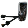 BESTfit Chrome Electric, Heated Mirror Assembly With Brackets Driver Side For Kenworth T600, T660 & T800