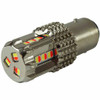 Red/White 15 LED 1157 Bulb W/ Chrome Aluminum Housing For Watermelon Glass Lens