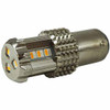 Amber/Blue 15 LED 1157 Bulb W/ Chrome Aluminum Housing For Watermelon Glass Lens