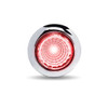 3/4 Inch Amber Marker To Red Auxiliary Dual Revolution LED Mini Button Light W/ Clear Lens-1 Diode