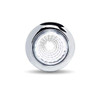 0.75 Inch Amber Marker To White Auxiliary Dual Revolution LED Mini Button Light W/ Clear Lens-1 Diode