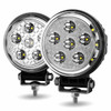 4.5 Inch Round 6 Front Diode & 3 Side Diode LED Work Light W/ 1920 Lumens