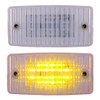 20 LED Amber Cab Marker Light W/ Rippled Clear Lens For Freightliner