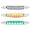 6 Inch Dual Revolution Amber Marker To Green Auxiliary Slim LED Light