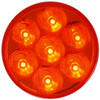 2.5 Inch 7 LED Pearl Marker Light - Red LED / Red Lens