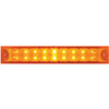 18 Diode Amber/Amber 12 Inch Spyder LED Clearance, Marker and Turn Light - Dual Function
