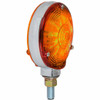 Amber Double Face Pedestal Light, Single Stud, Dual Function