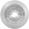 1 Inch Dual Function Mini Watermelon Light W/ Chrome Bezel - White LED/ Clear Lens