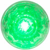 1 Inch Single Function Mini Watermelon Light - Green LED/ Clear Lens
