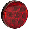 4 Inch Round 7 Diode Red LED Stop/Turn/Tail Light