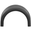 48.5 Inch Black Gel-Coat Fiberglass Full Radius Fender W/ Medium Side Wall