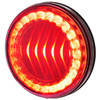4 Inch Round 30 LED I Series S/T/T Light - Red LED/ Red Lens