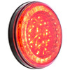 4 Inch Round 33 LED S Series S/T/T Light - Red LED/ Red Lens