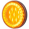 4 Inch Round 33 LED X Series P/T/C Light - Amber LED/ Amber Lens