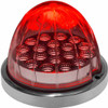 19 Diode Red Turn Signal To White Auxiliary LED Dual Revolution Watermelon Light W/ Clear Lens