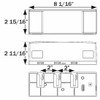 14 LED Low Profile Stop, Turn, Tail Combination Light, Passenger Side - White LED/ Red Lens