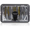 4 X 6 Inch High Beam Headlight, 3 Pin H4 6 Pin Lead Connector