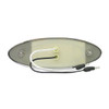 13 LED Oval Marker Infinity Light W/ Chrome Bezel - Amber LED / Amber Lens