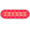 6 LED Oval Stop, Turn & Tail Glolight W/ 3 Prong Plug - Red LED/ Clear Lens 6 LED Oval Stop, Turn & Tail Glolight W/ 3 Prong Plug - Red LED/ Clear Lens