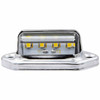 LED License Plate Light W/ Chrome-Plated Stainless Steel Bezel