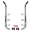 BESTfit 6-5 X 120 Inch Chrome Exhaust Kit W/ Bull Hauler Stacks & OE Style Elbows