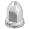 33MM Chrome-Plated Plastic Nut Cover