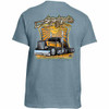 CSM Pete 379 And Summer Fun Truck Stone Blue T-Shirt- Medium