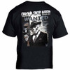 Chrome Shop Mafia Skeleton Wanted Poster T-Shirt -2XL Black