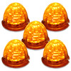 Legendary Glass 3-1/2 Inch Watermelon Amber-Amber LED Light W/O Bezel-5 Pack