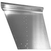 BESTfit Aluminum Extended Hood Outer Rear Skirt Replaces 13-03468R, Passenger Side For Peterbilt 359 127 BBC