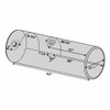 Kenworth BESTfit 120 Gallon Rear Fill Fuel Tank 24.5 X 62 Inch Passenger Side For  Center Manifold Kenworth BESTfit 120 Gallon Rear Fill Fuel Tank 24.5 X 62 Inch Passenger Side For  Center Manifold